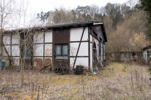 Ehemaliger Lokschuppen in Bundenthal